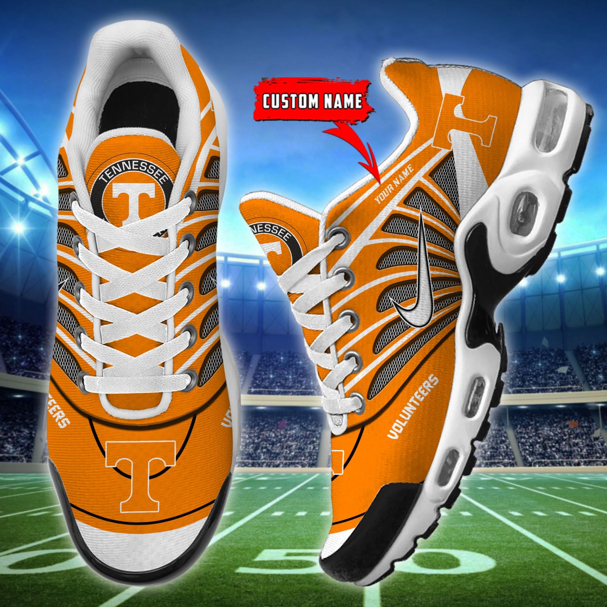 Tennessee Volunteers  Air Max Plus Shoes - Limited