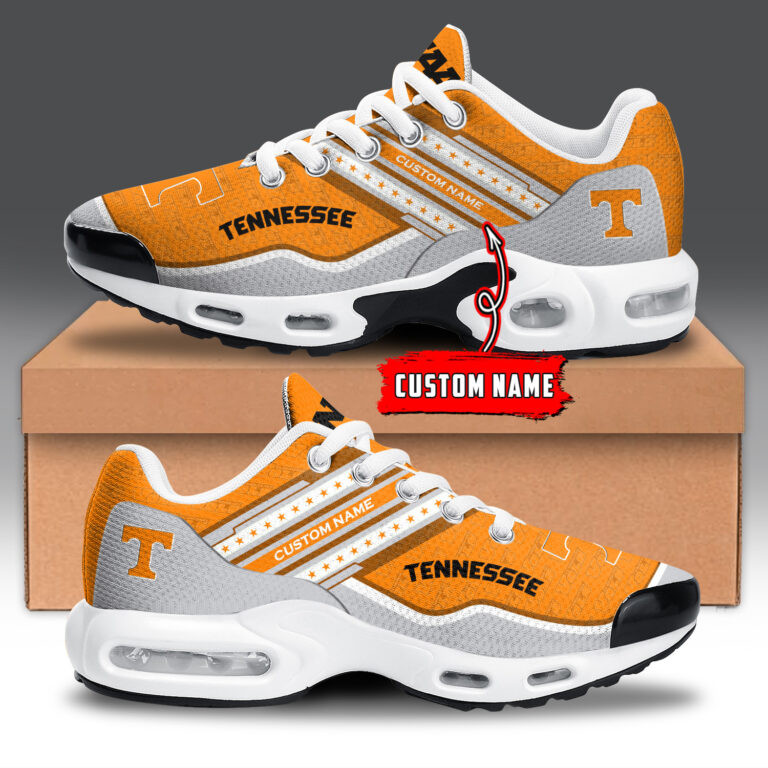 Tennessee Volunteers Personalized Name Team Logo Mix Colors Star Line TN Air Max Shoes Air Cushion Sneakers