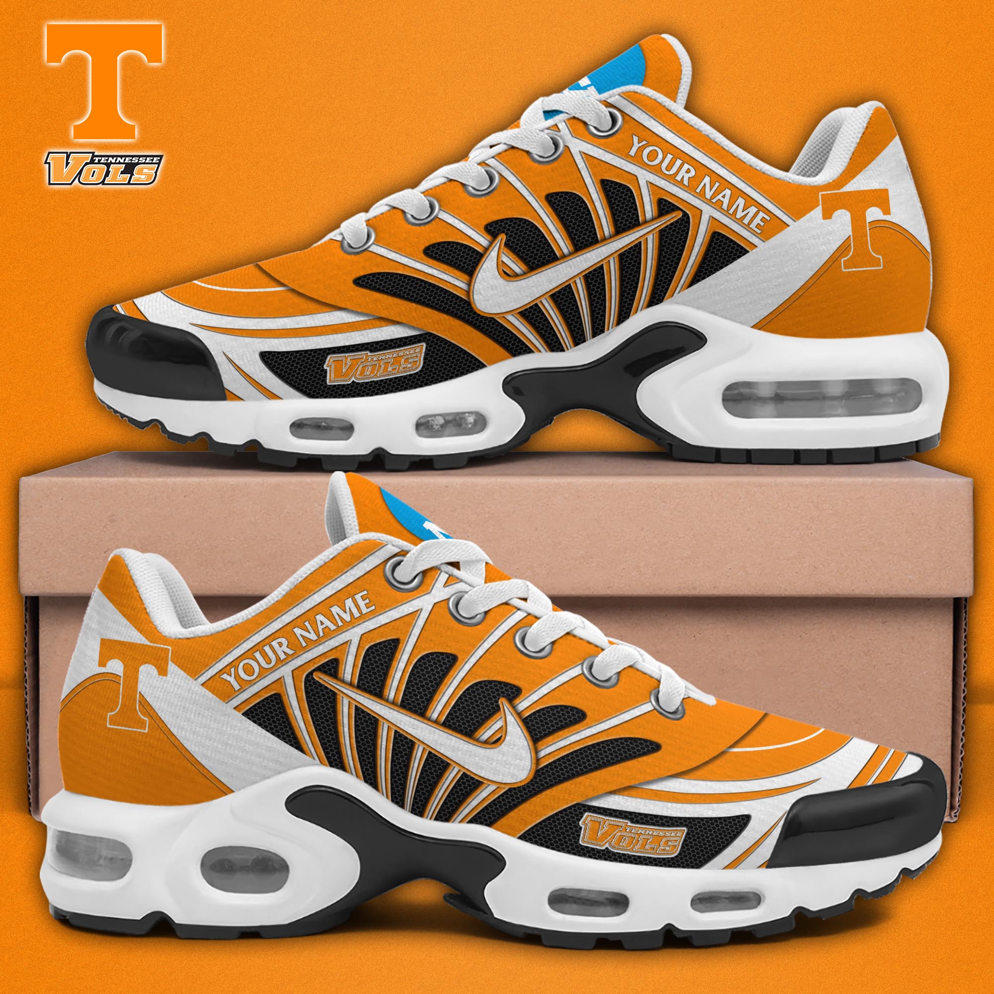 Tennessee Volunteers TN Shoes 2026 Version Custom Name 
