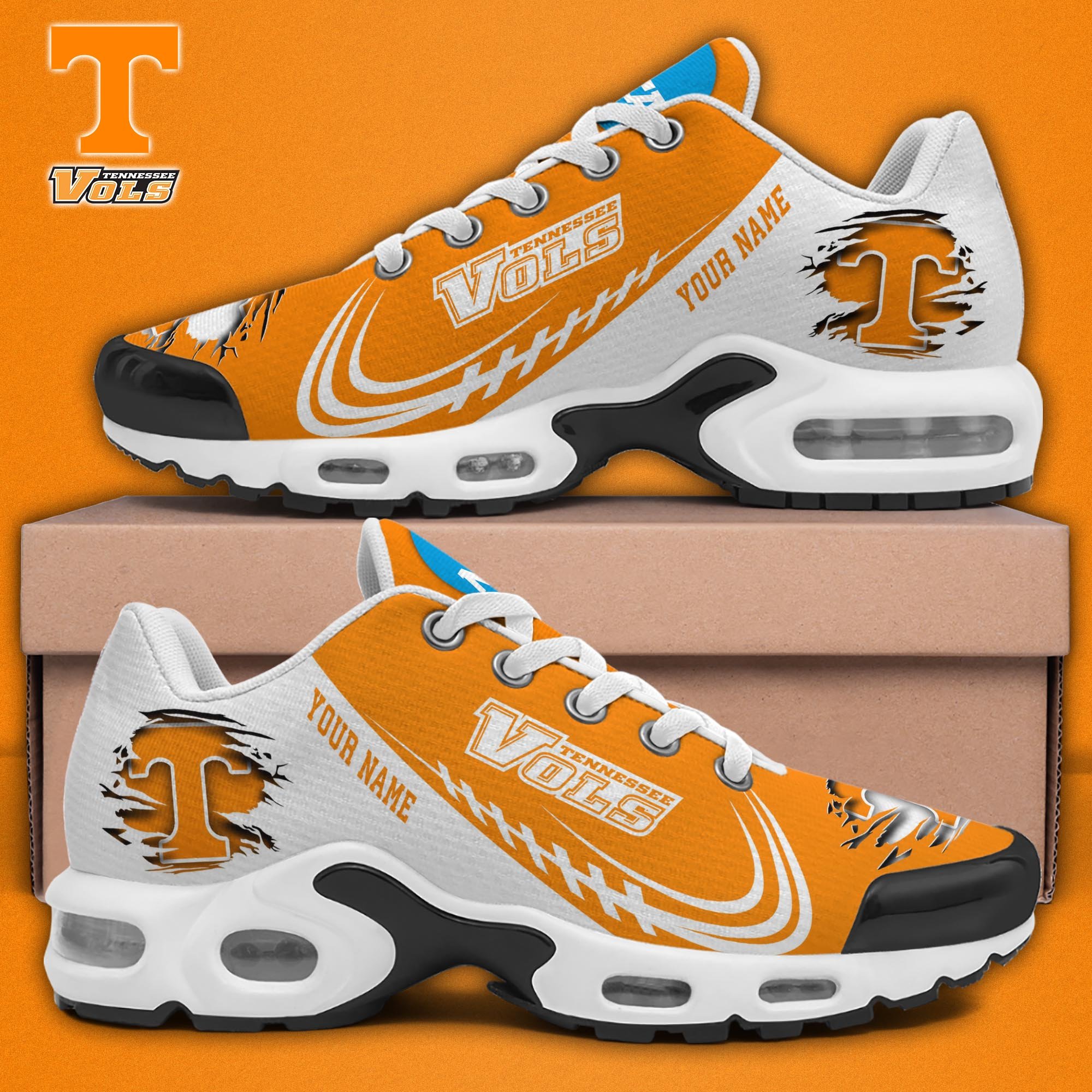 Tennessee Volunteers TN Shoes 2026 Version Custom Name 