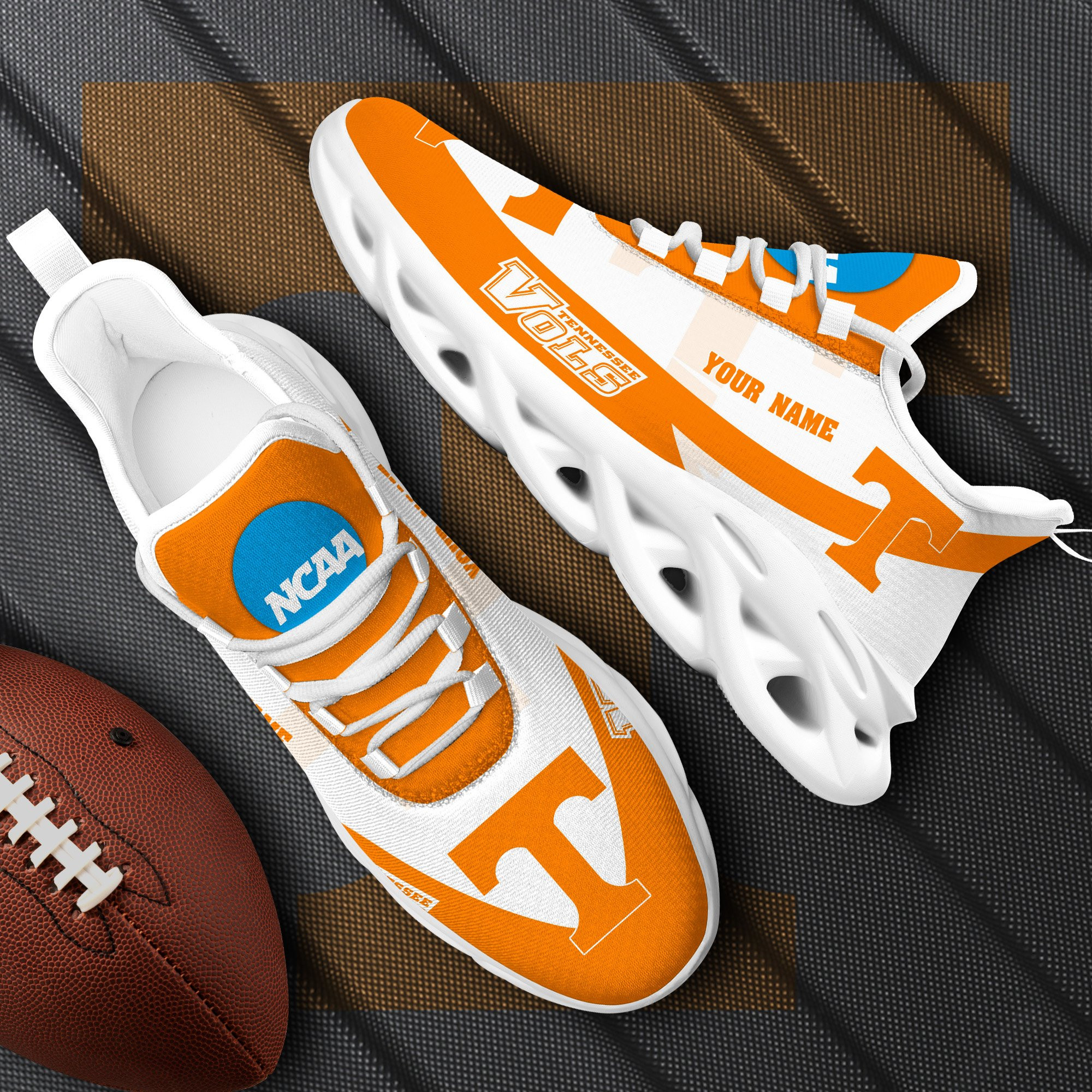 Tennessee Volunteers White Max Soul Shoes 2026 Versions Custom Your Name, Sports Gift For Fan PH019