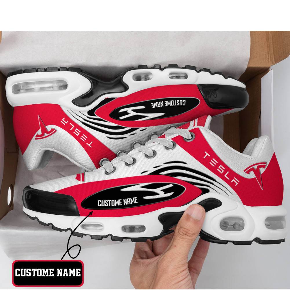 Tesla Flame Edition Custom Name TN Air Max Shoes Air Cushion Sneakers