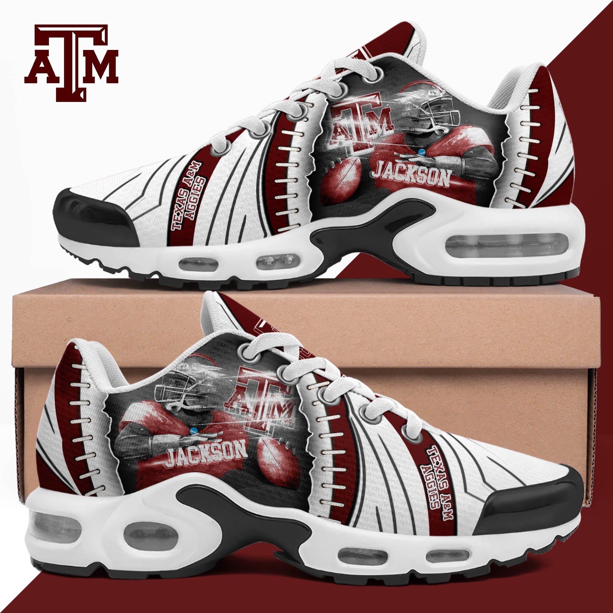 Texas A#038M Aggies TN Shoes 2026 Version Custom Your Name 919