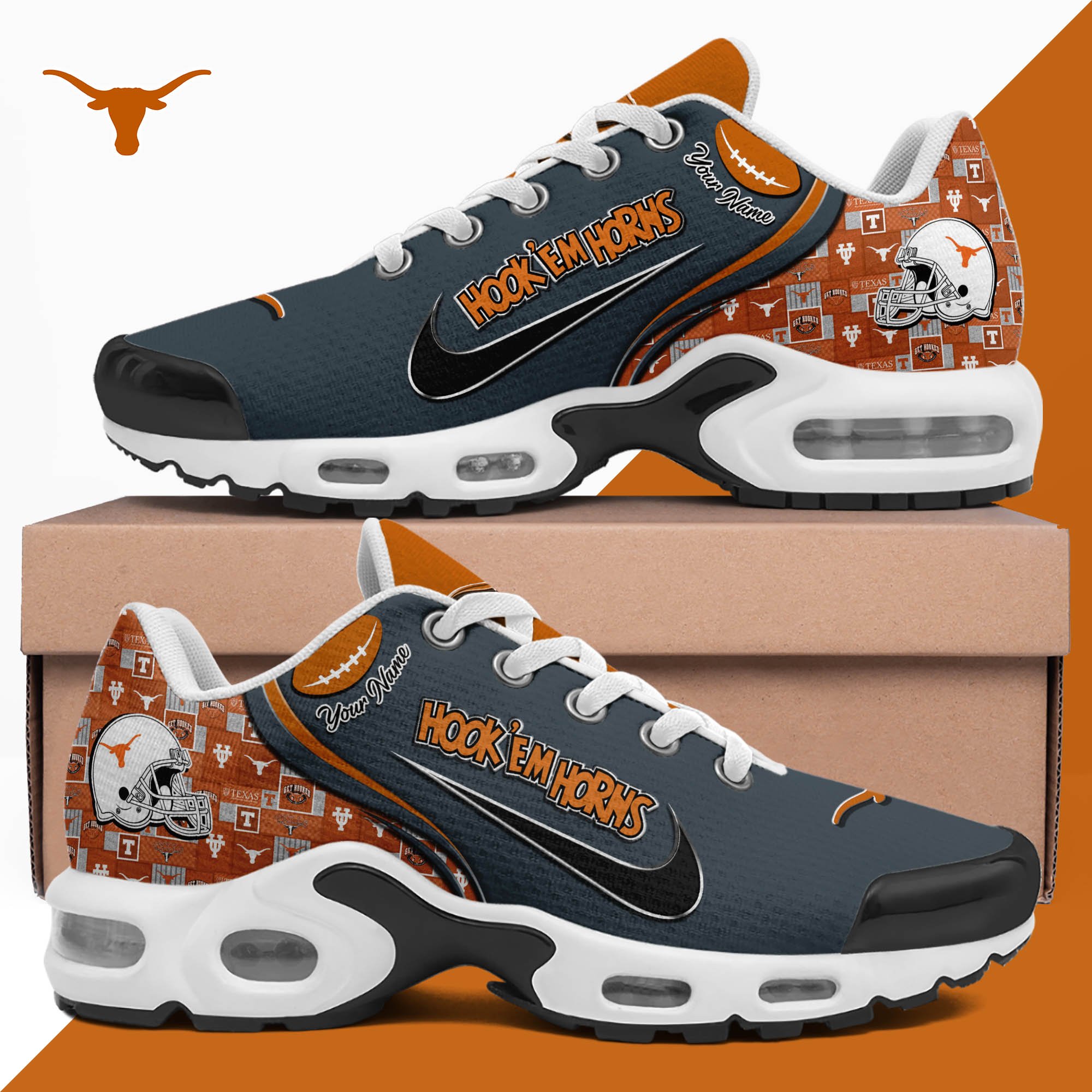 Texas Longhorns TN Shoes 2026 Version Custom Your Name 499