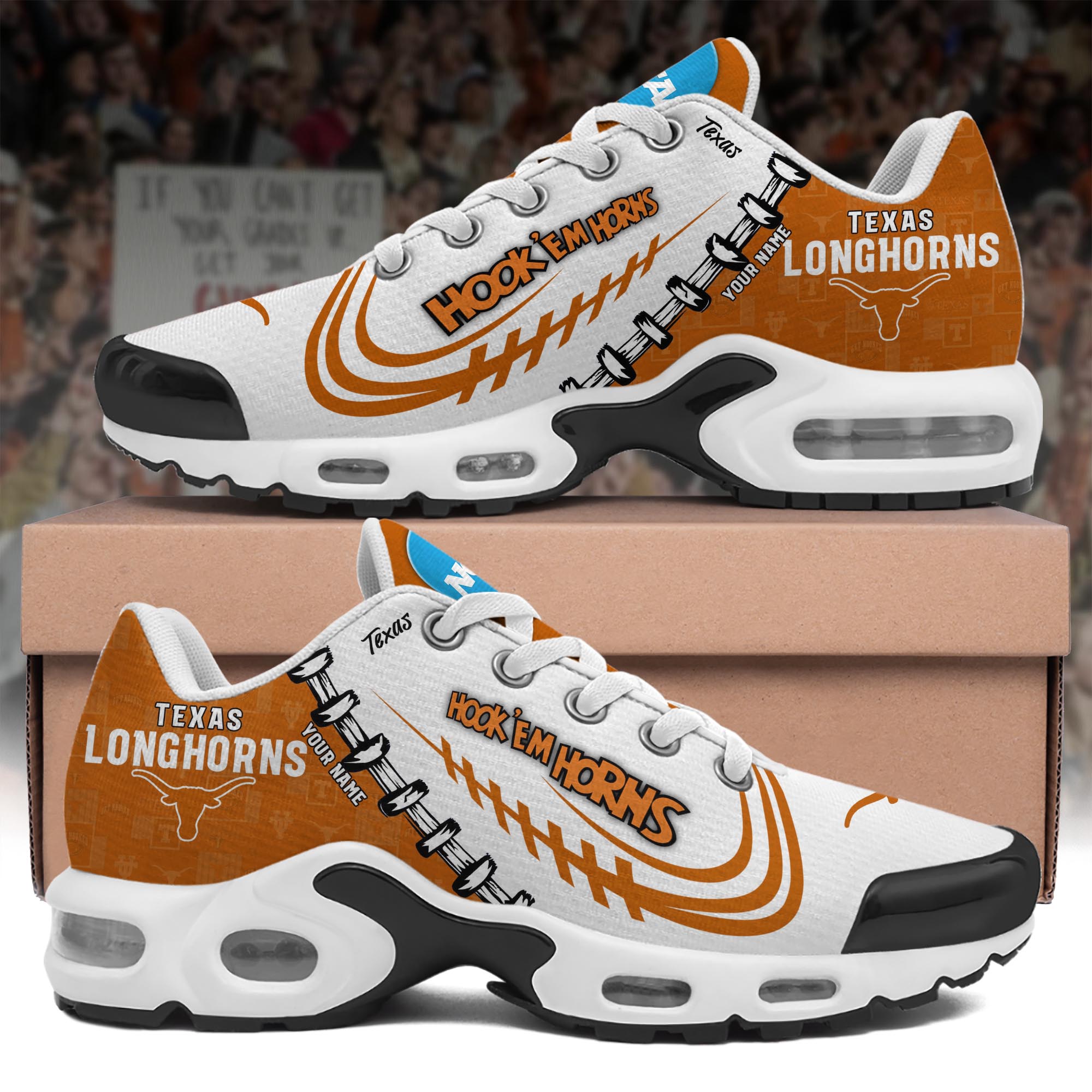 Texas Longhorns TN Shoes 2026 Version Custom Your Name 558