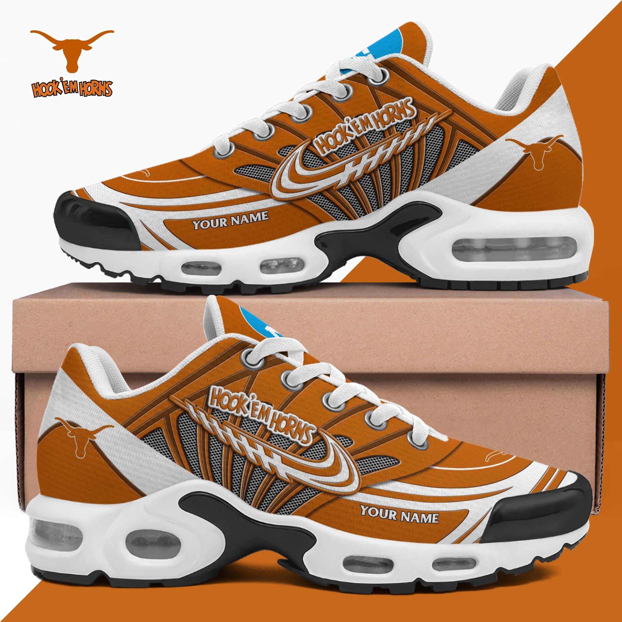 Texas Longhorns TN Shoes 2026 Version Custom Your Name 