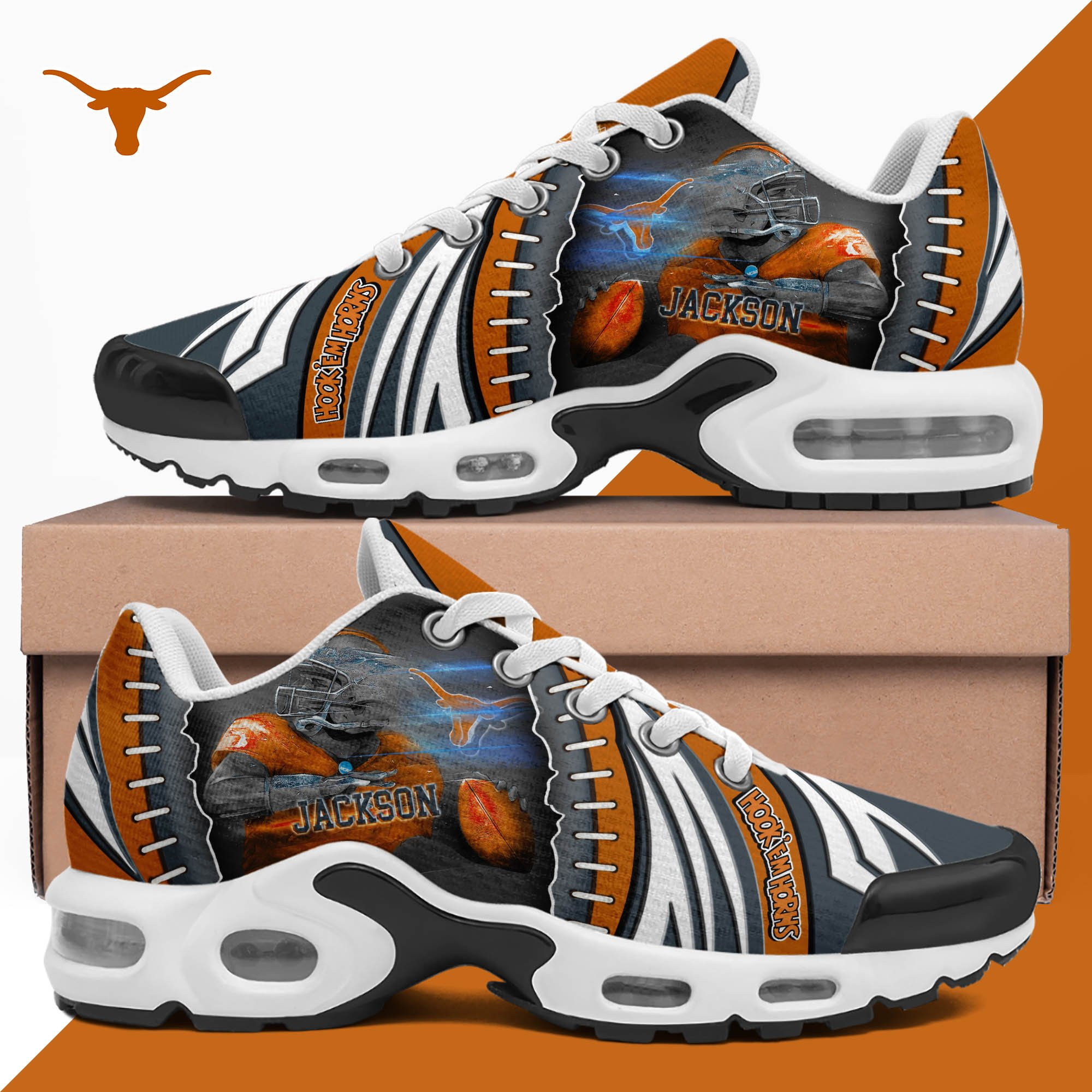Texas Longhorns TN Shoes 2026 Version Custom Your Name 919