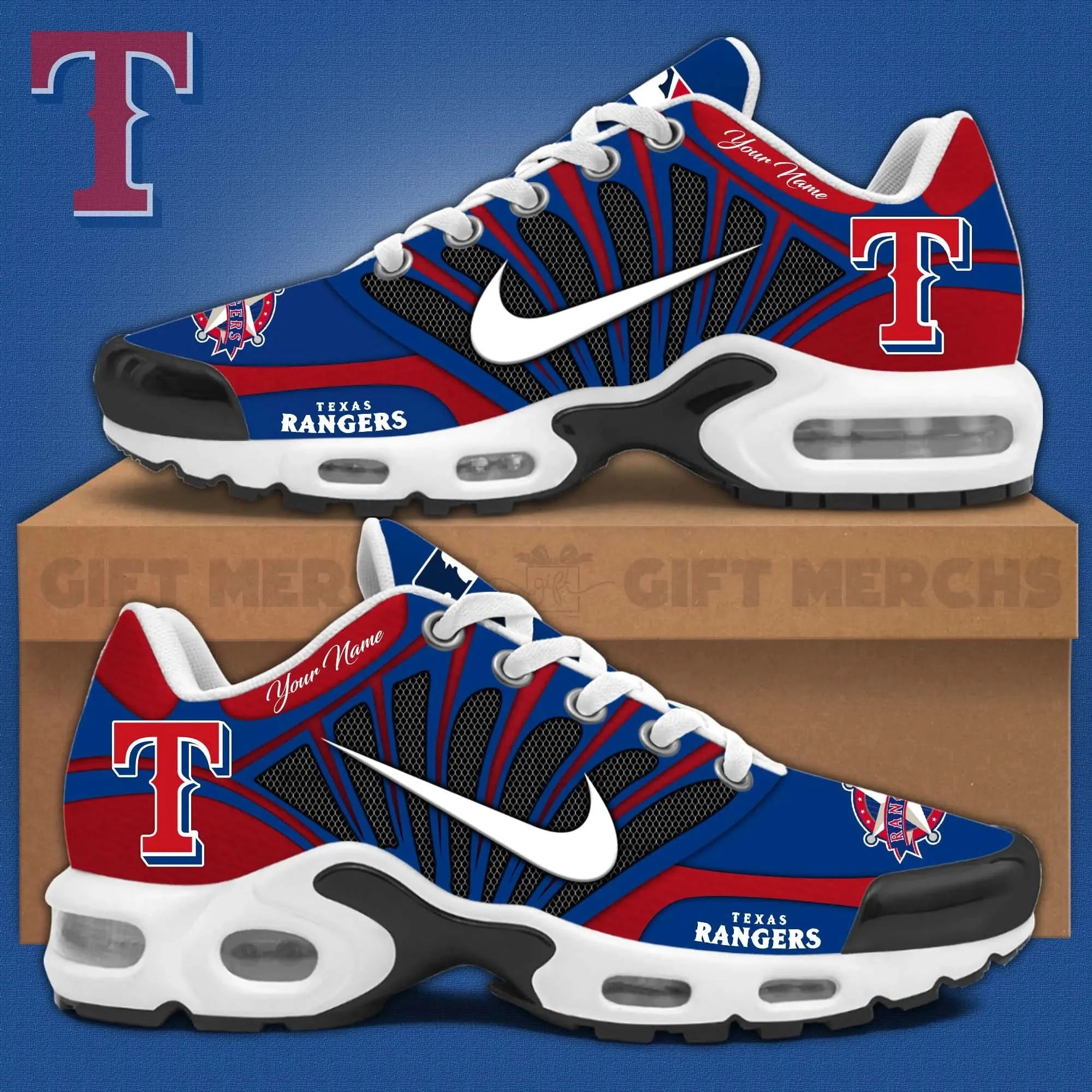 Texas Rangers Customized Premium Sport Shoes