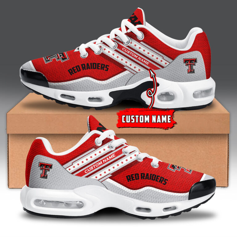 Texas Tech Red Raiders Personalized Name Team Logo Mix Colors Star Line TN Shoes Air Cushion Sneakers