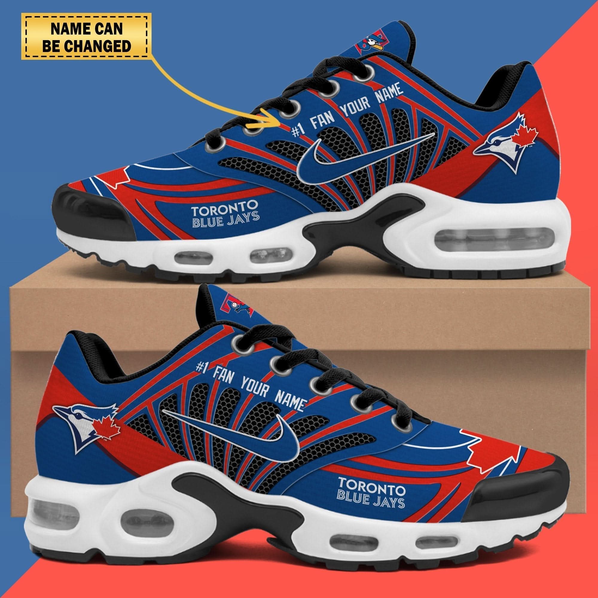 Toronto Blue Jays  Personalized Air Max Shoes 
