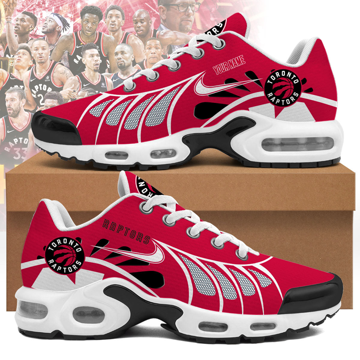 toronto raptors personalized air max shoes 9952 hwwbl