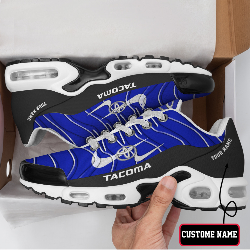 Toyota Tacoma Vibrant Wave Custom Name TN Air Max Shoes Air Cushion Sneakers