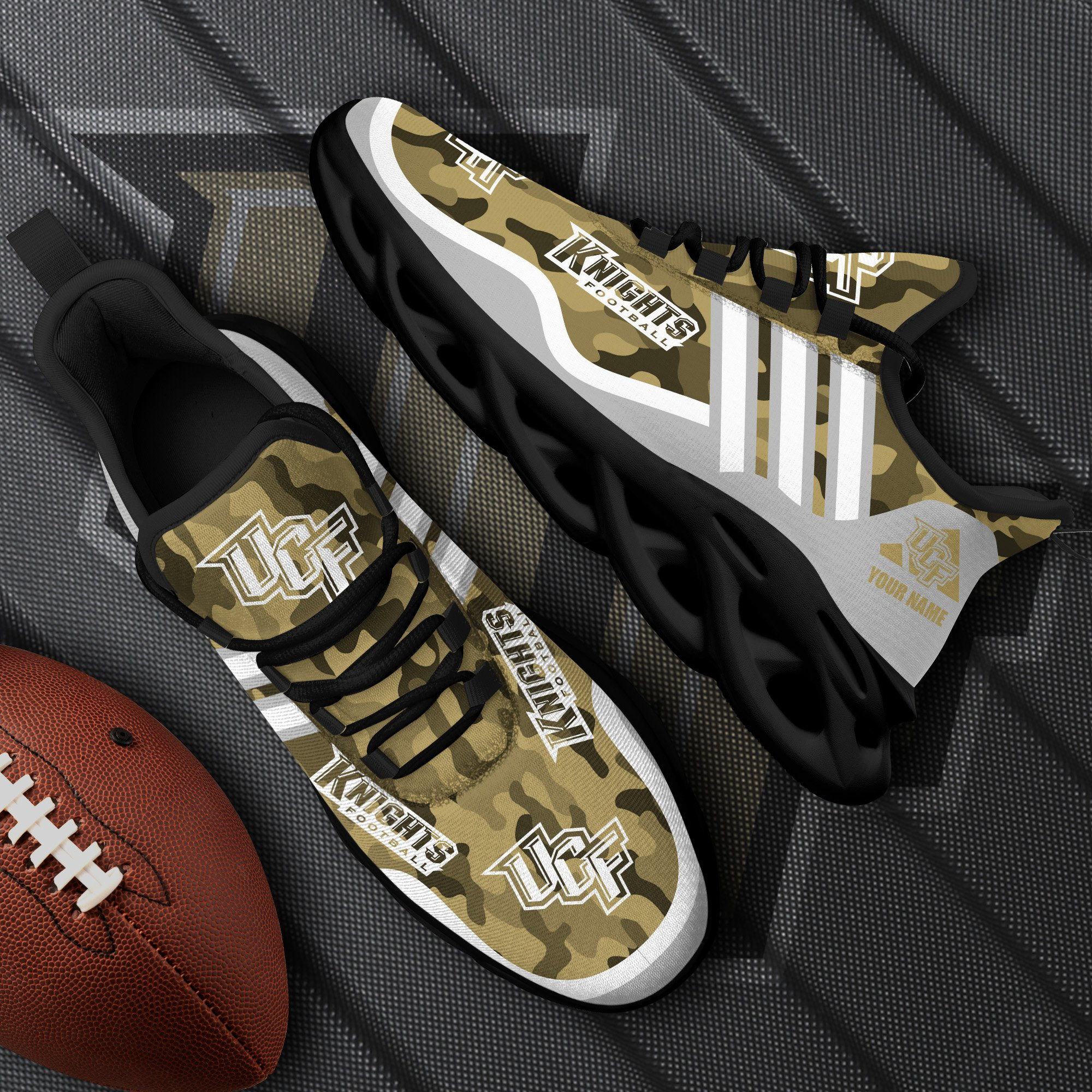 UCF Knights Black Max Soul Shoes 2026 Versions Custom Name 466