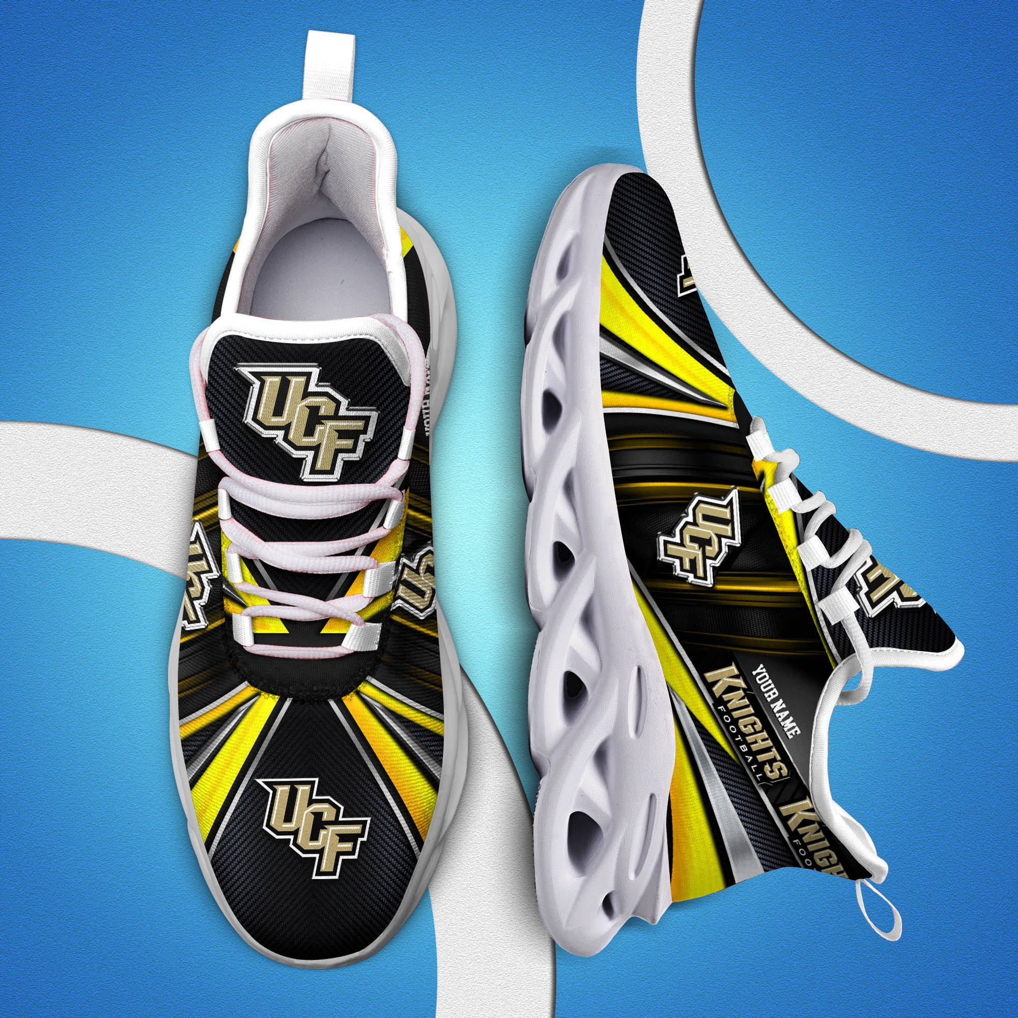 ucf knights white c sneakers 2026 version personalized your name sport team sneakers sport gifts ph892 5249 f87z7
