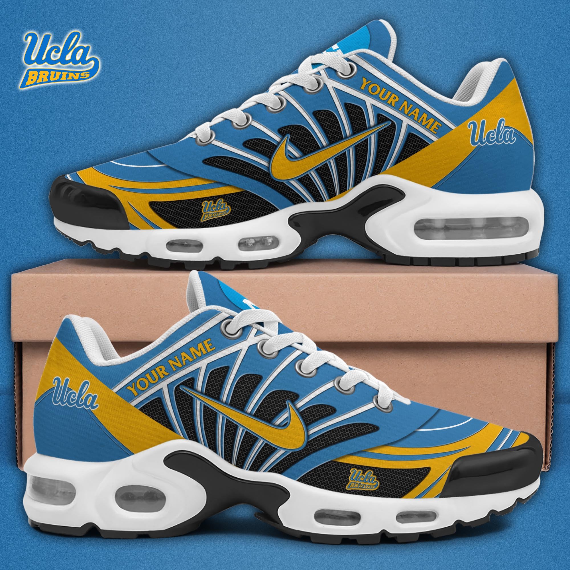 ucla bruins tn shoes 2026 version custom name 9159 r23tz