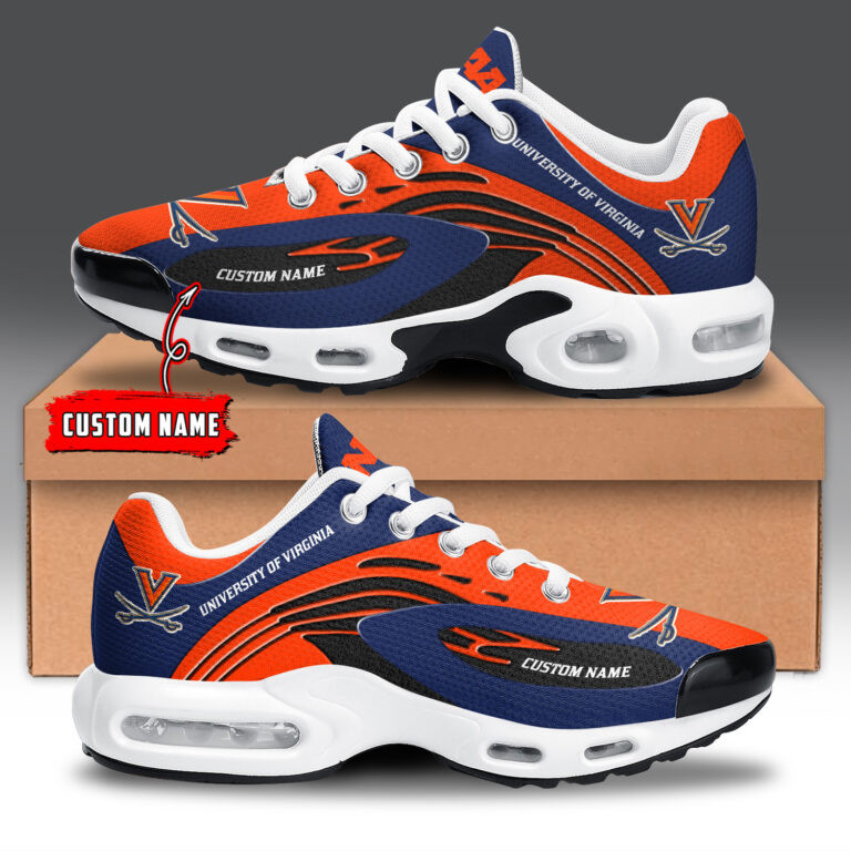 university of virginia personalized name team logo mix colors zipped line tn air max shoes air cushion sneakers 2505