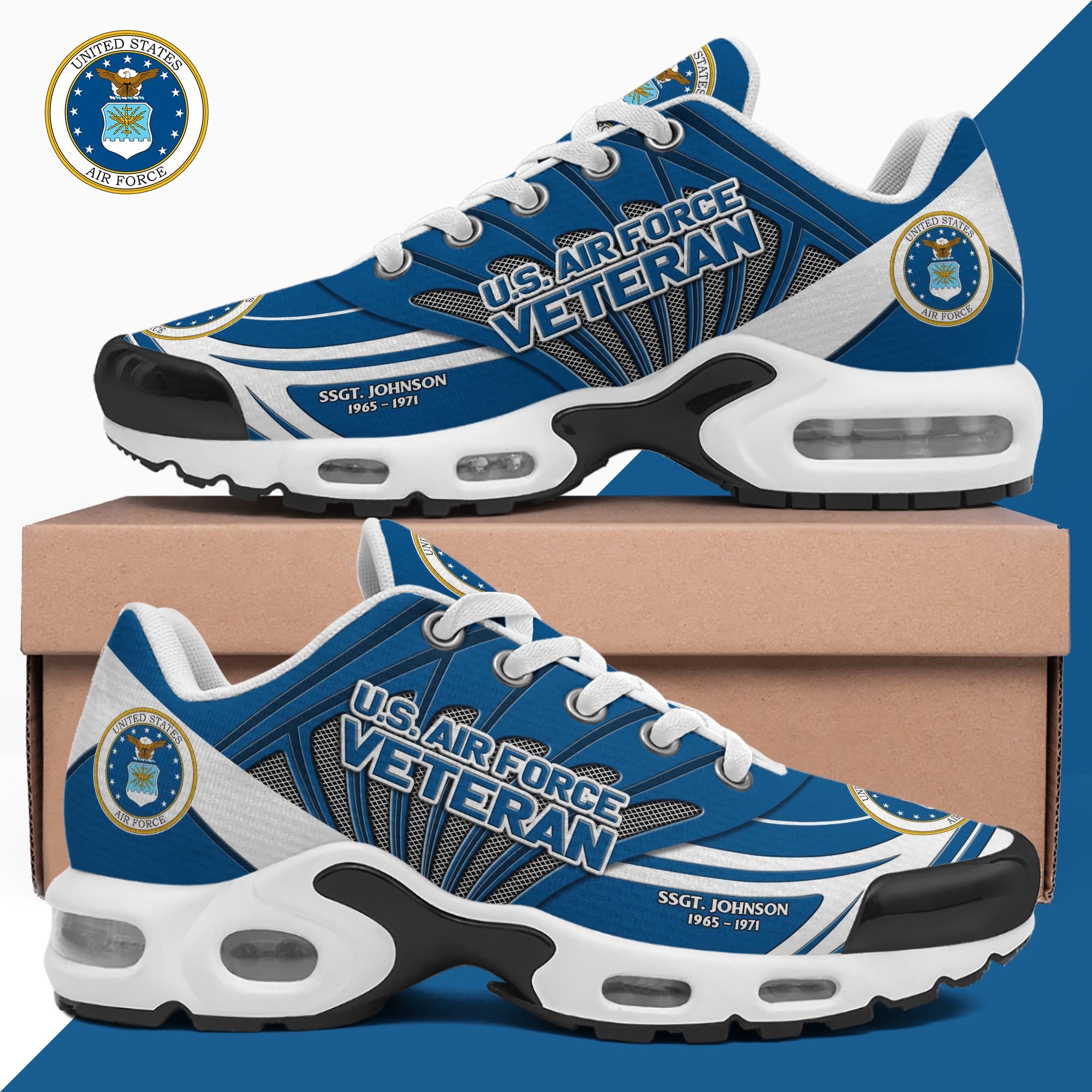 us air force tn shoes custom name and year military shoes military gifts ph406 3925