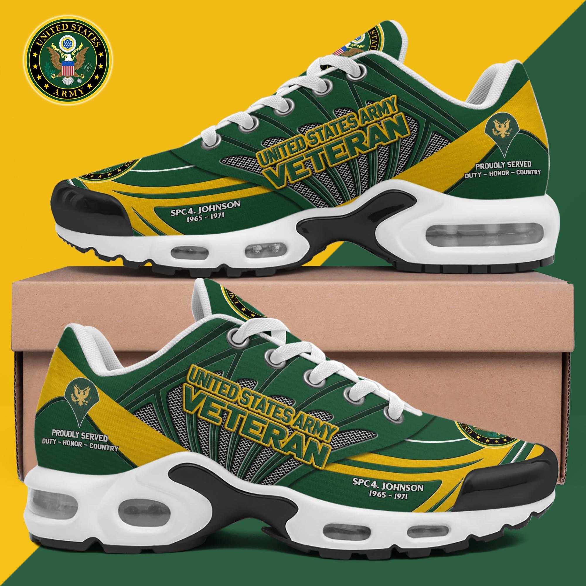 us army tn shoes custom name rank and year military veteran shoes military gifts ph475 1382 vf5dm