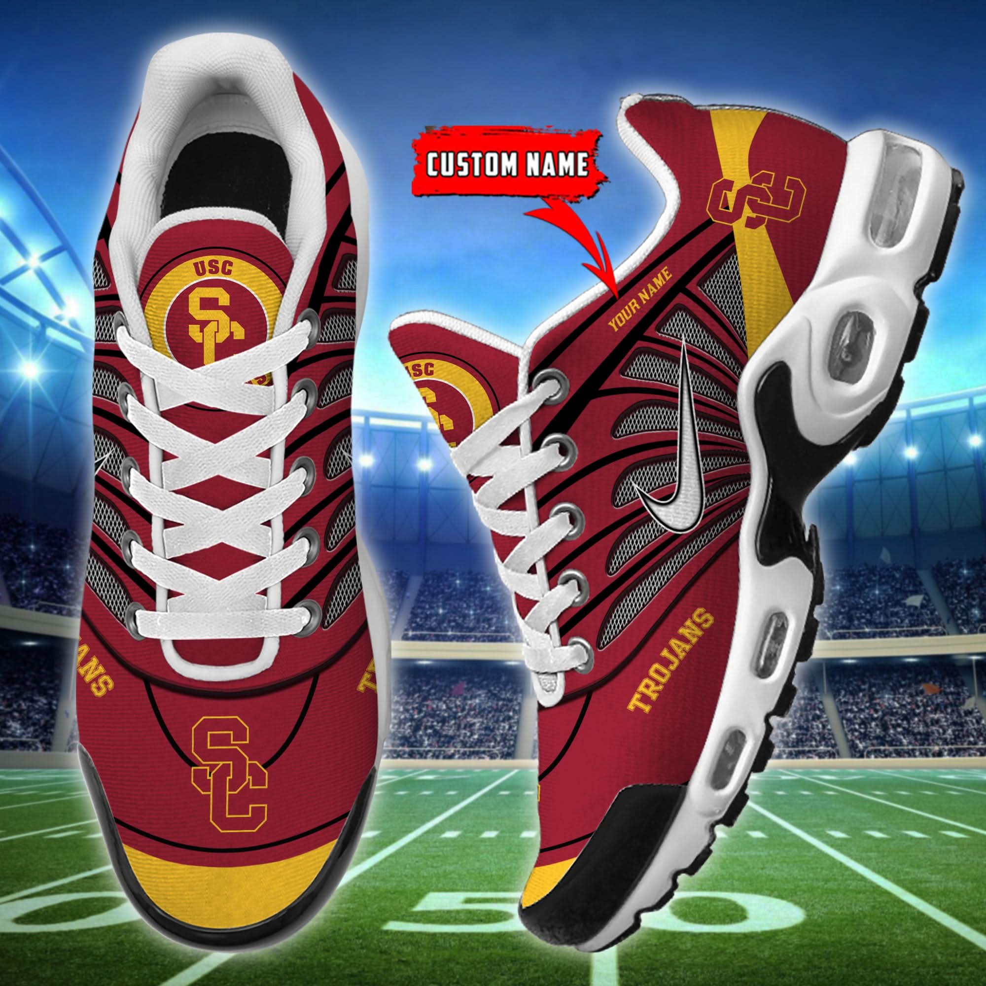 USC Trojans  Air Max Plus Shoes - Limited