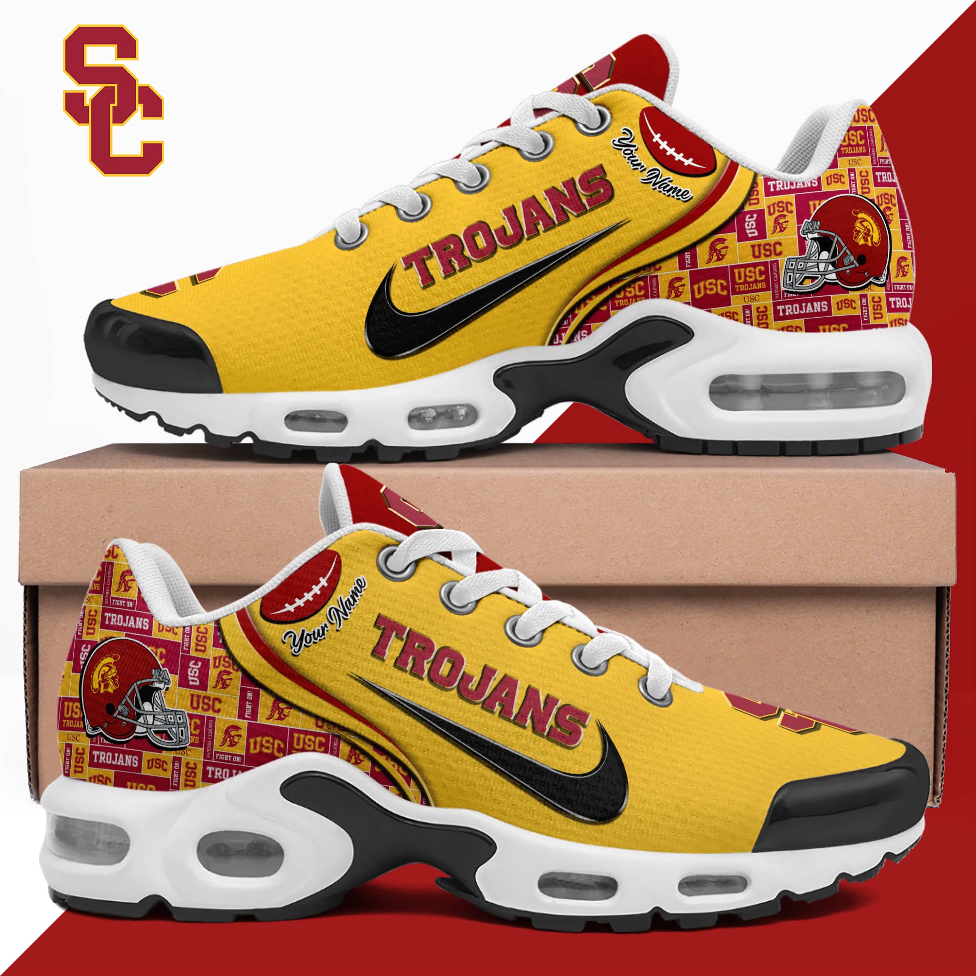 USC Trojans TN Shoes 2026 Version Custom Your Name 499