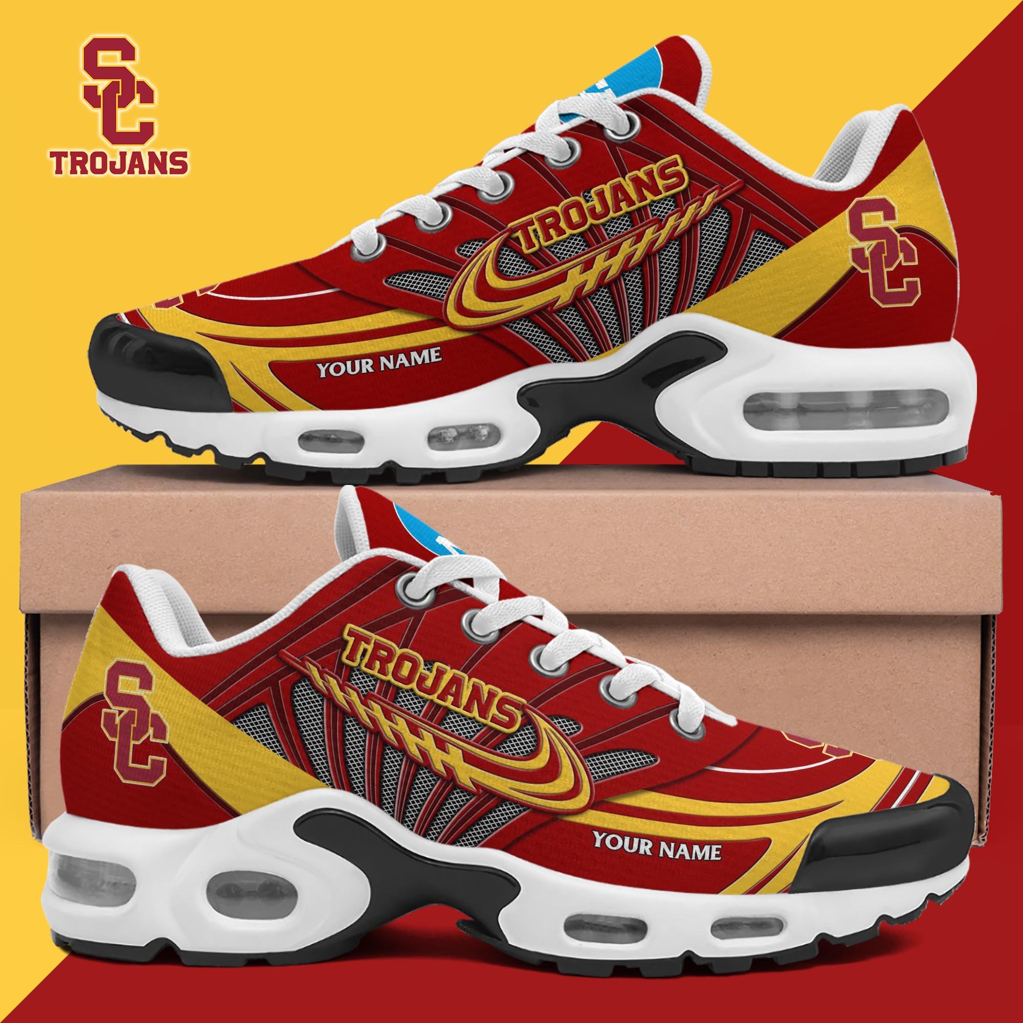 USC Trojans TN Shoes 2026 Version Custom Your Name 594