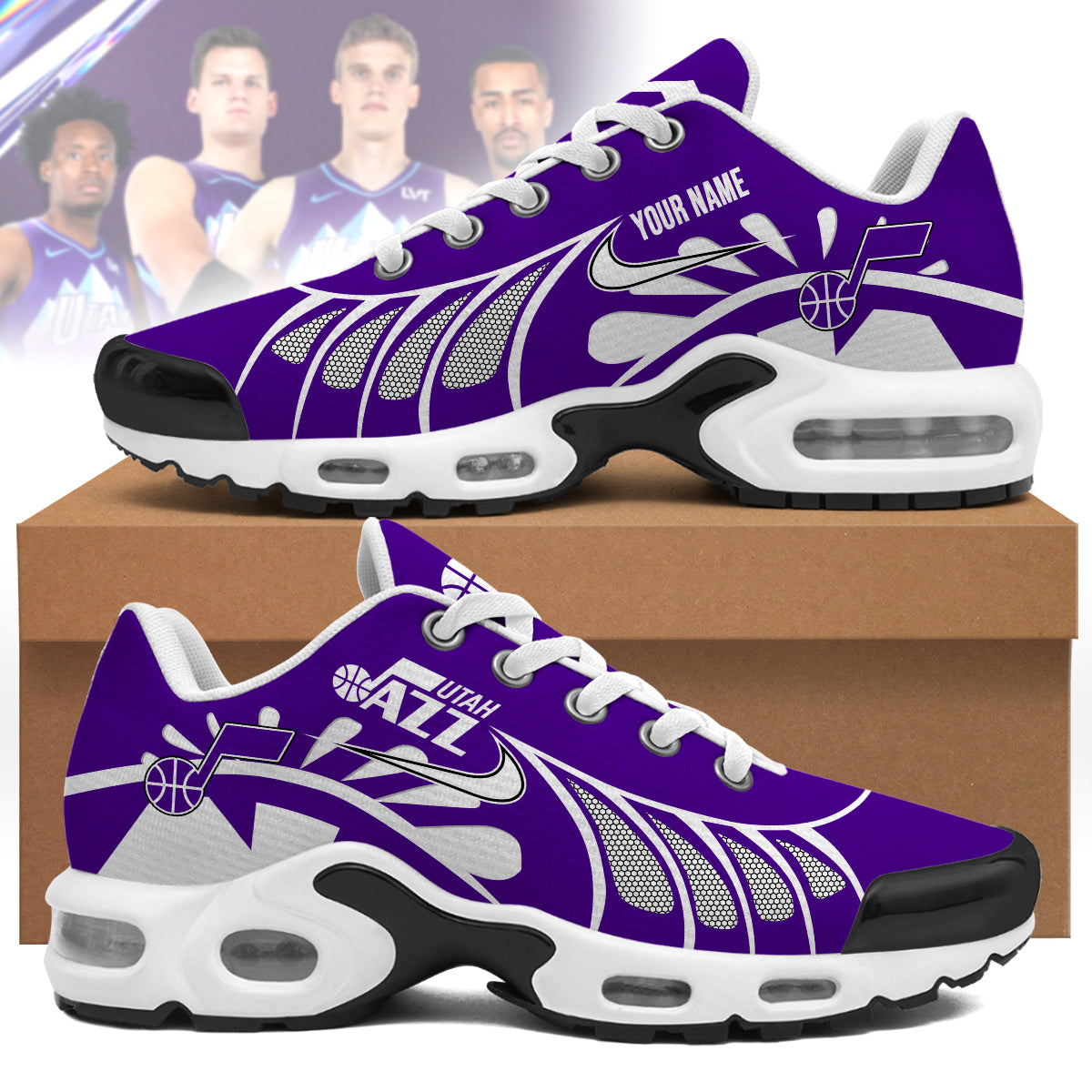 Utah Jazz Personalized Air Max Shoes 