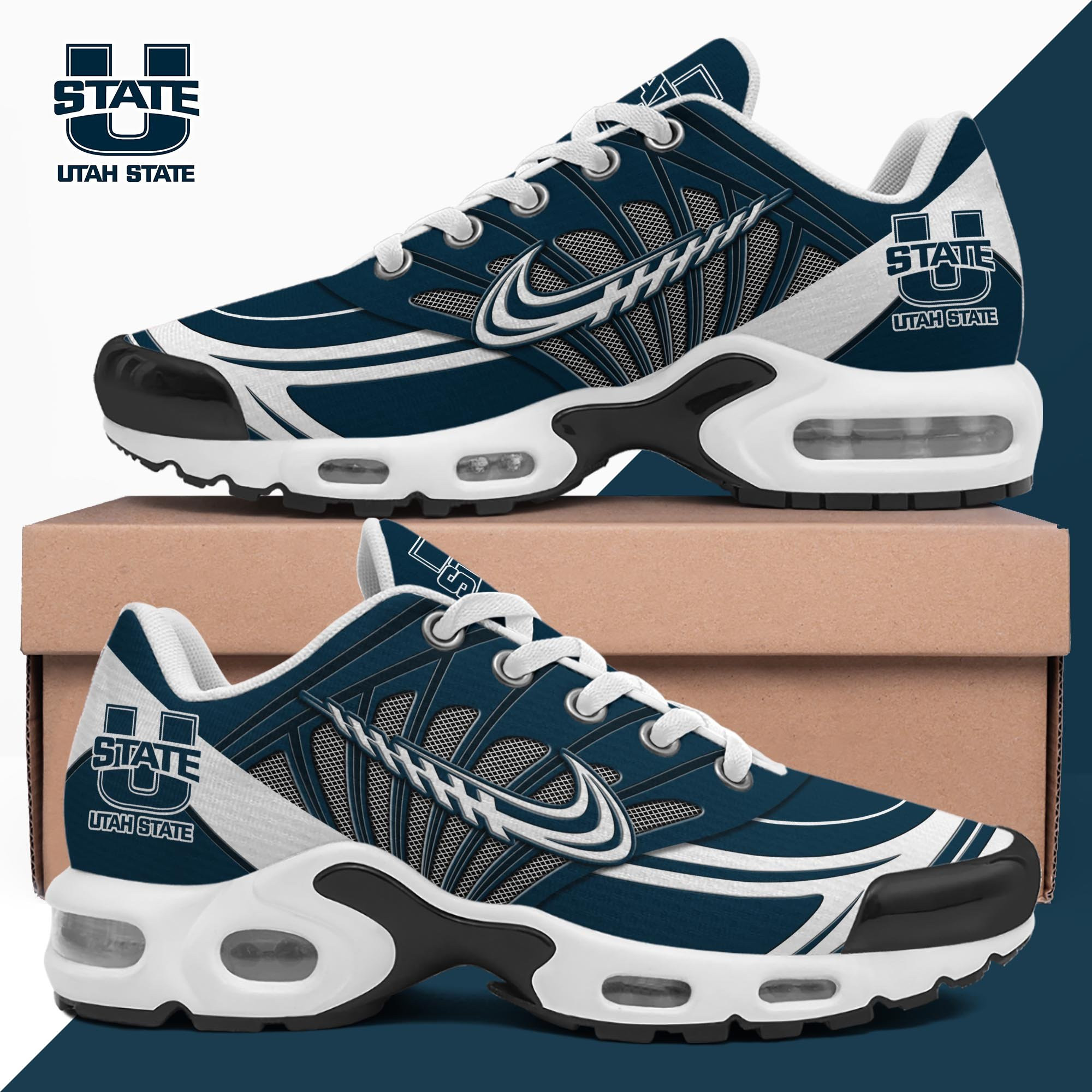Utah State Aggies TN Shoes 2026 Version Custom Name 135