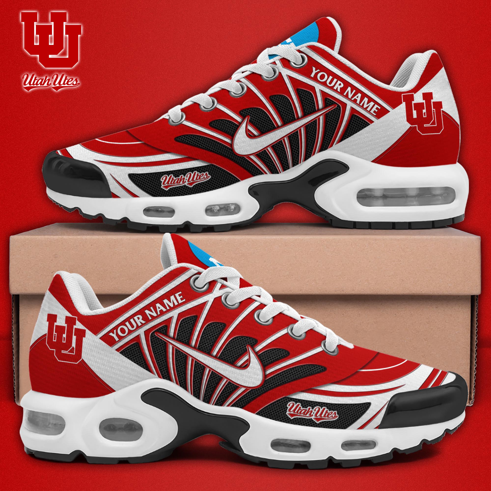 Utah Utes TN Shoes 2026 Version Custom Name 