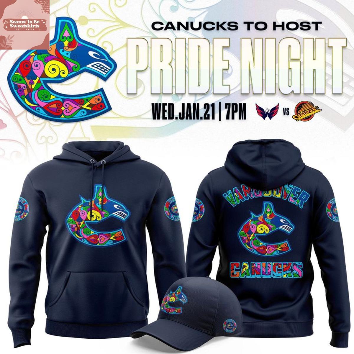 Vancouver Canucks To Host Pride Night 2026 Hoodie T-Shirt 
