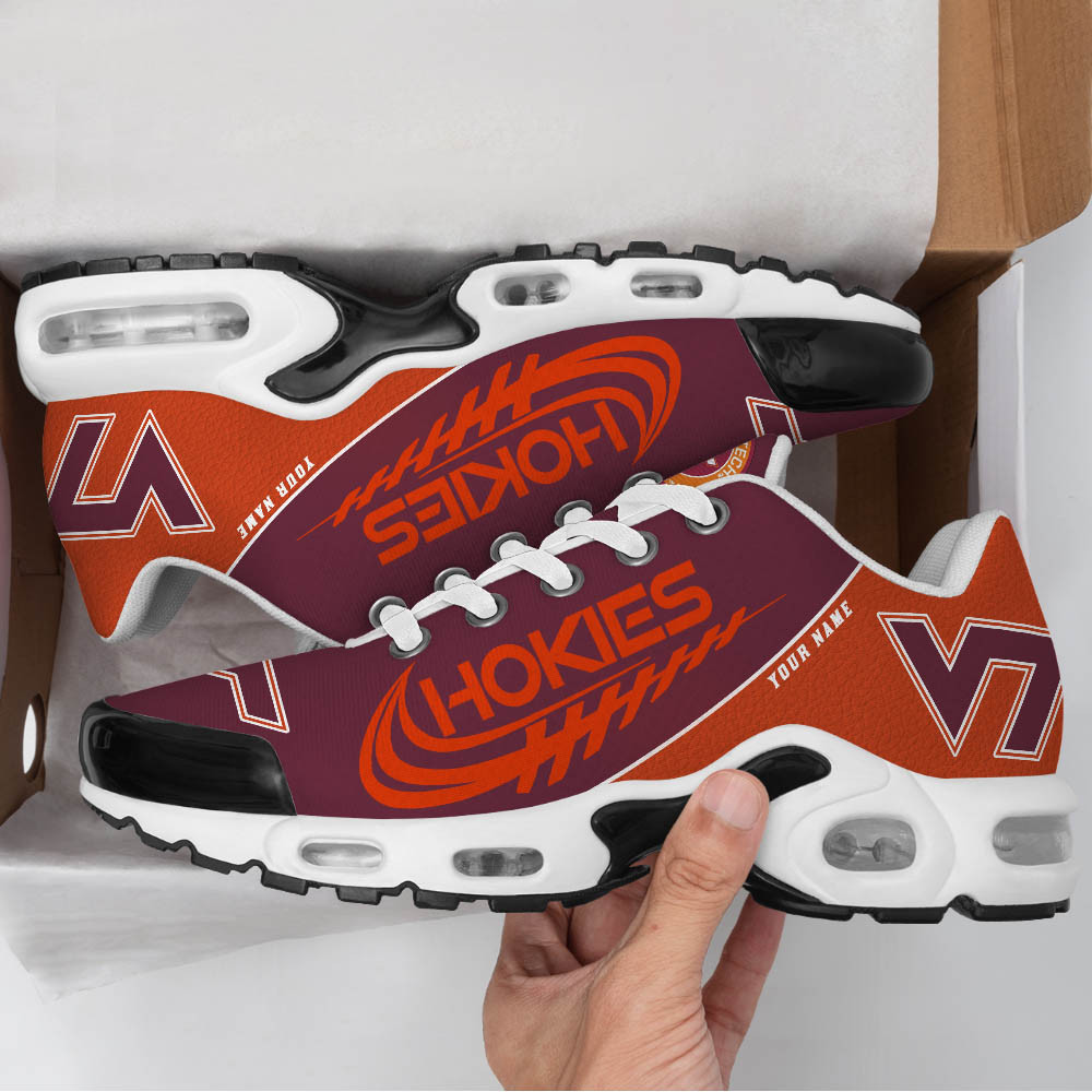 Virginia Tech Hokies Personalized TN Air Max Shoes Air Cushion Sneakers