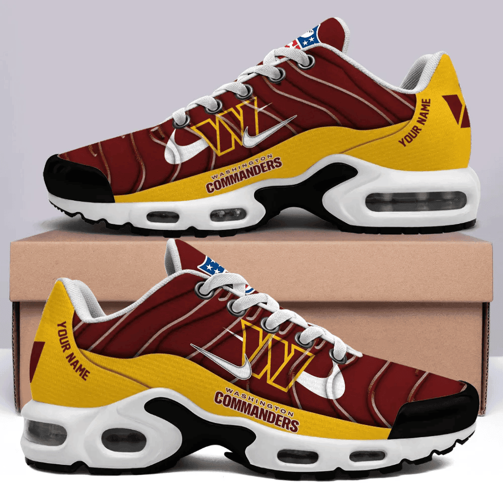 Washington Commanders Personalized Name Team Mix Colors V4 TN Shoes Air Cushion Sneakers
