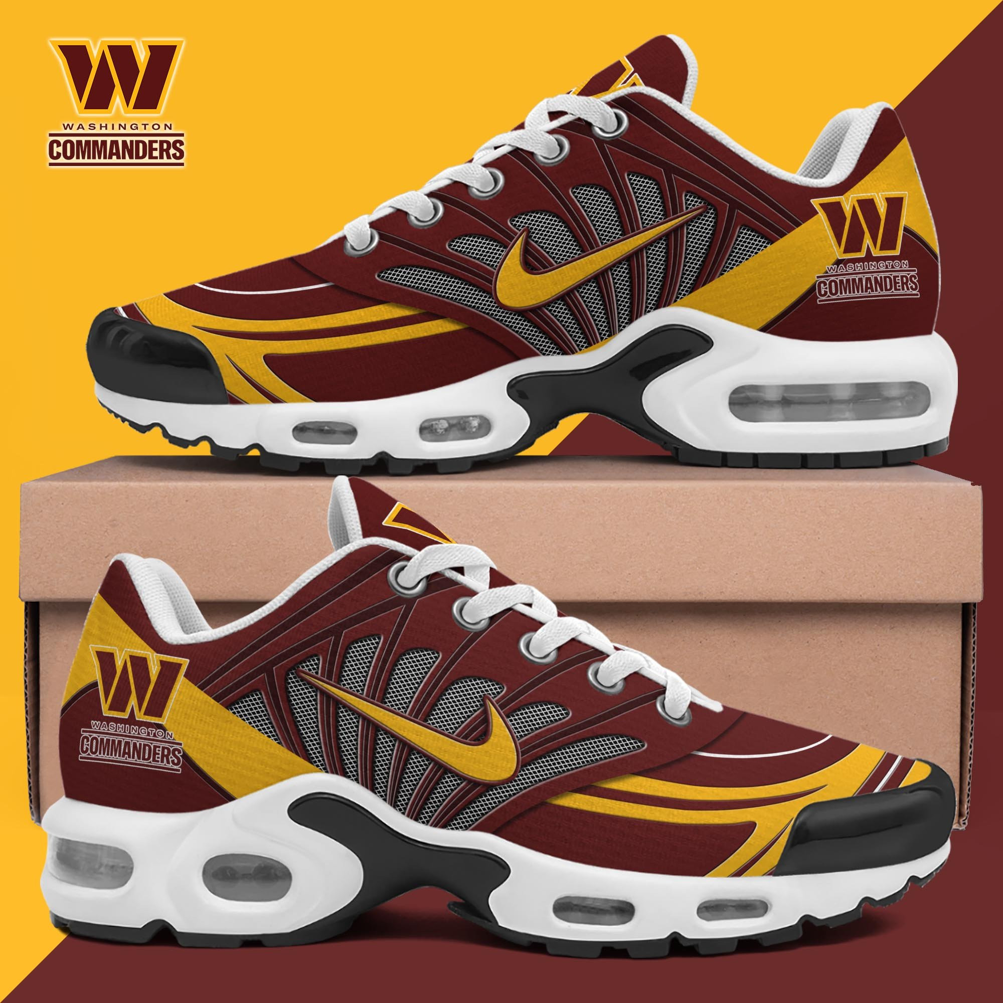 Washington Commanders TN Shoes 2026 Version Custom Name 919
