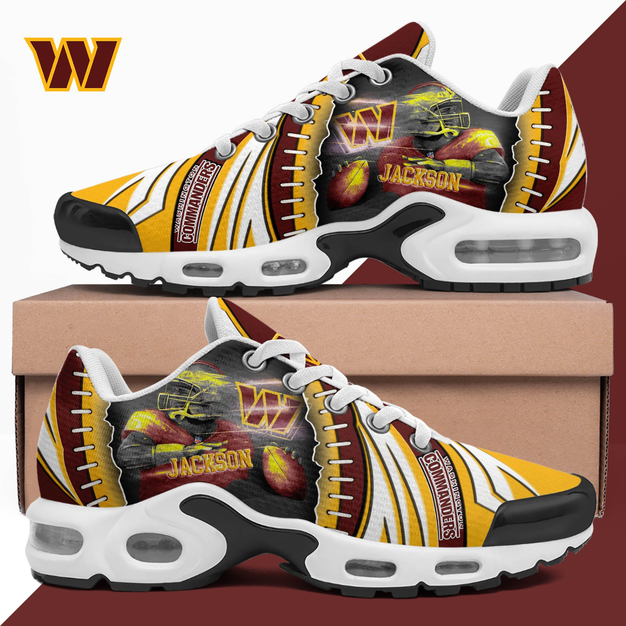 Washington Commanders TN Shoes 2026 Version Custom Your Name 919