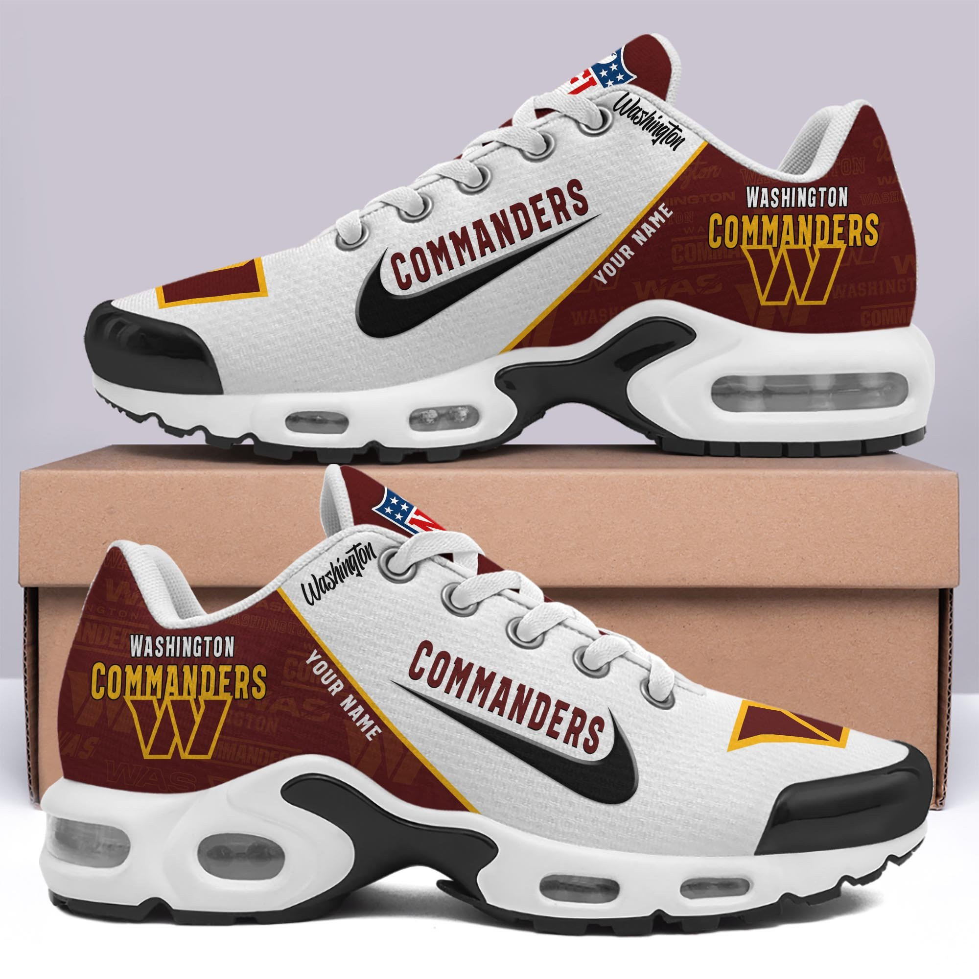 Washington Commanders TN Shoes 2026 Versions Custom Your Name 670