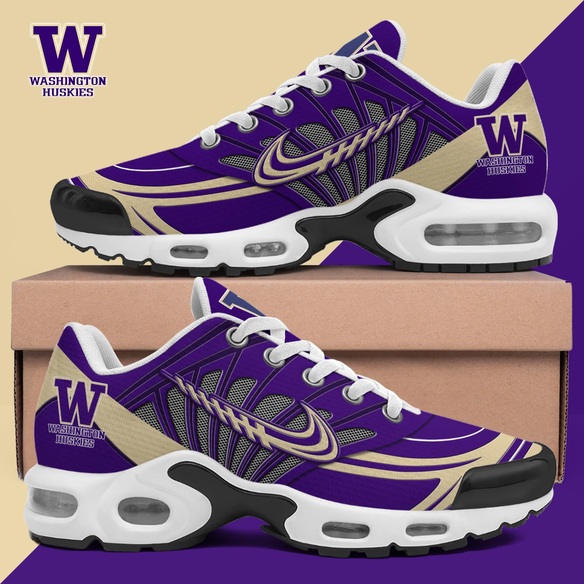Washington Huskies TN Shoes 2026 Version Custom Name 135