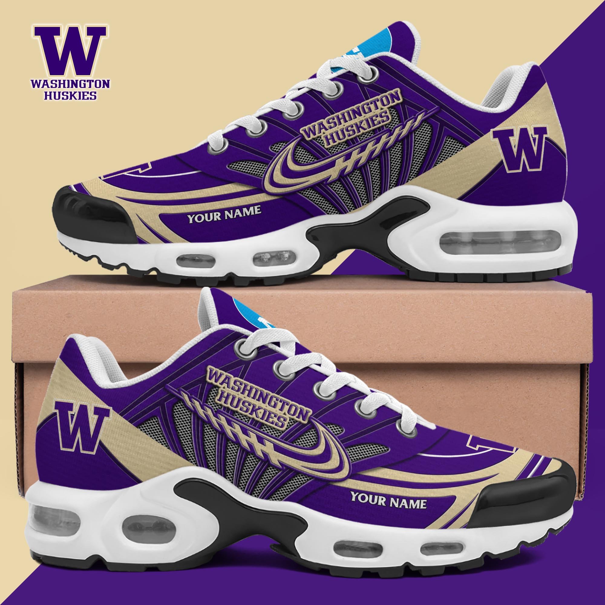 Washington Huskies TN Shoes 2026 Version Custom Your Name 594