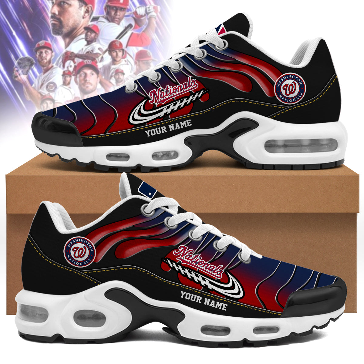 washington nationals personalized air max shoes 6095 jmp9g