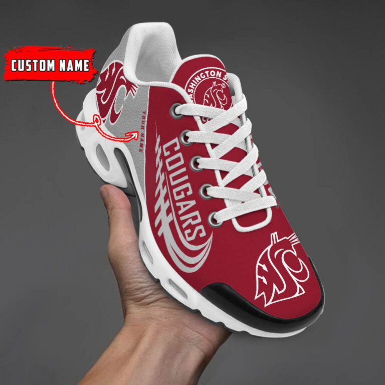 Washington State Cougars TN Air Max Plus Shoes Sneakers For Men And Women