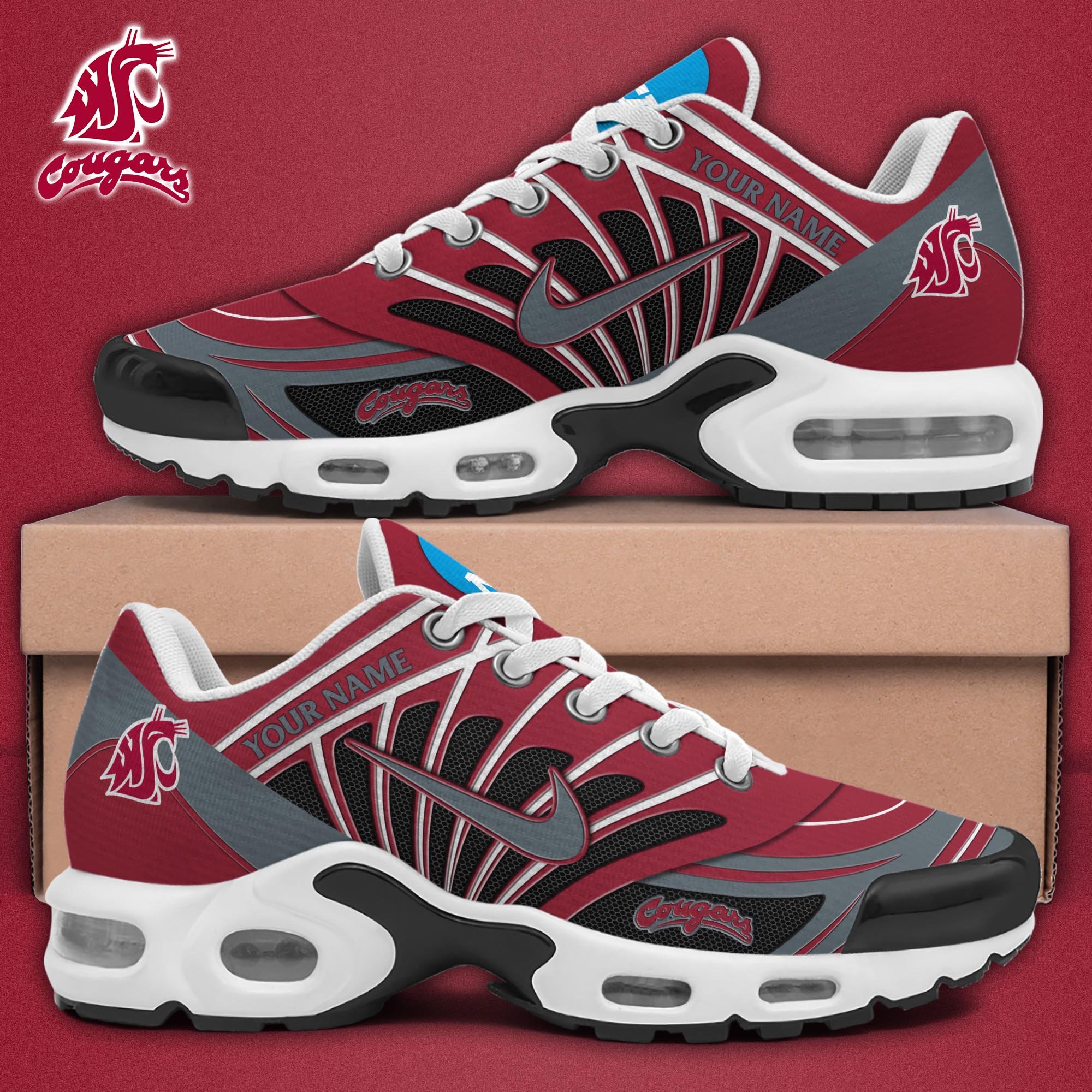 washington state cougars tn shoes 2026 version custom name 5659 vp4pn