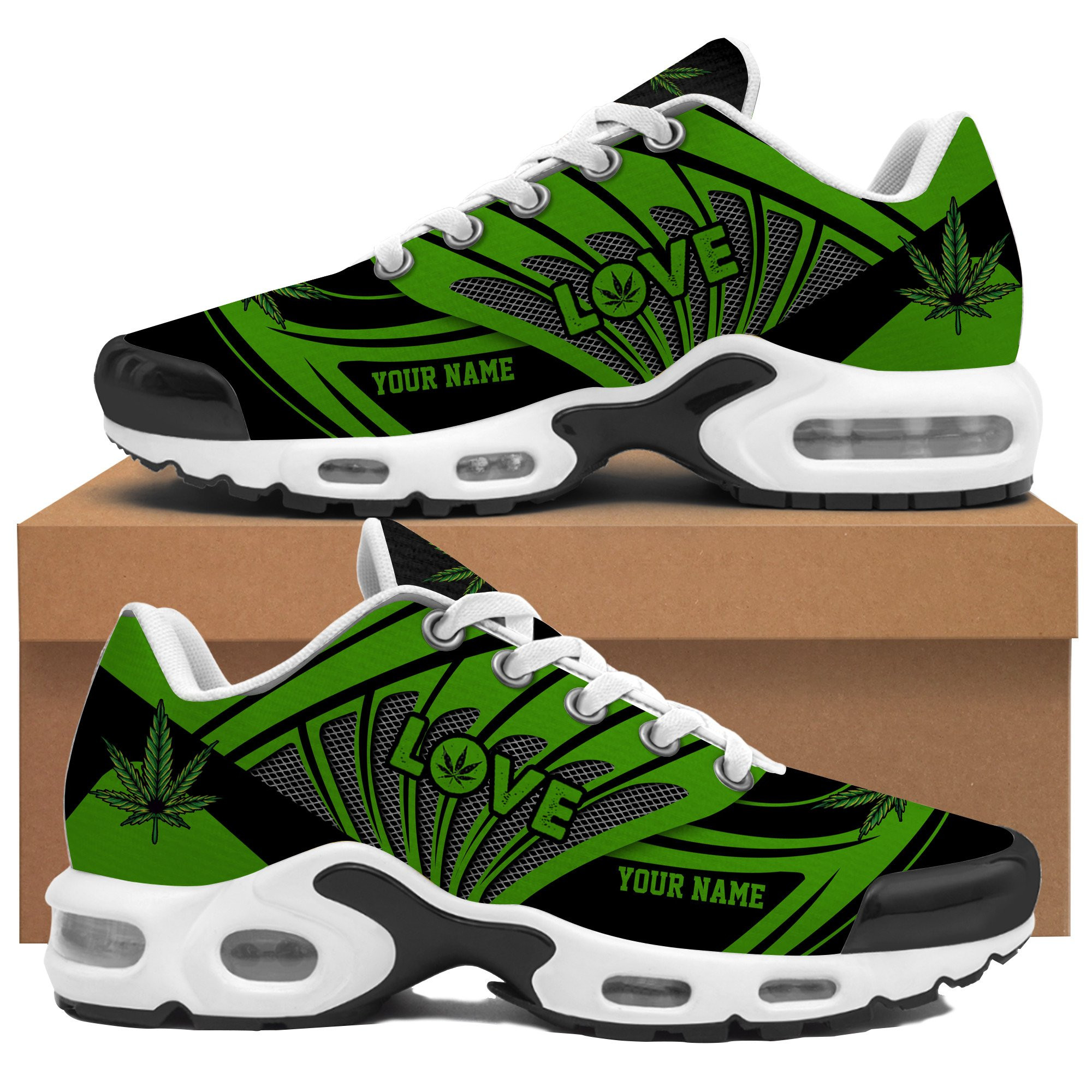 Weed TN Air Max Plus Shoes Sneakers For Men And Women