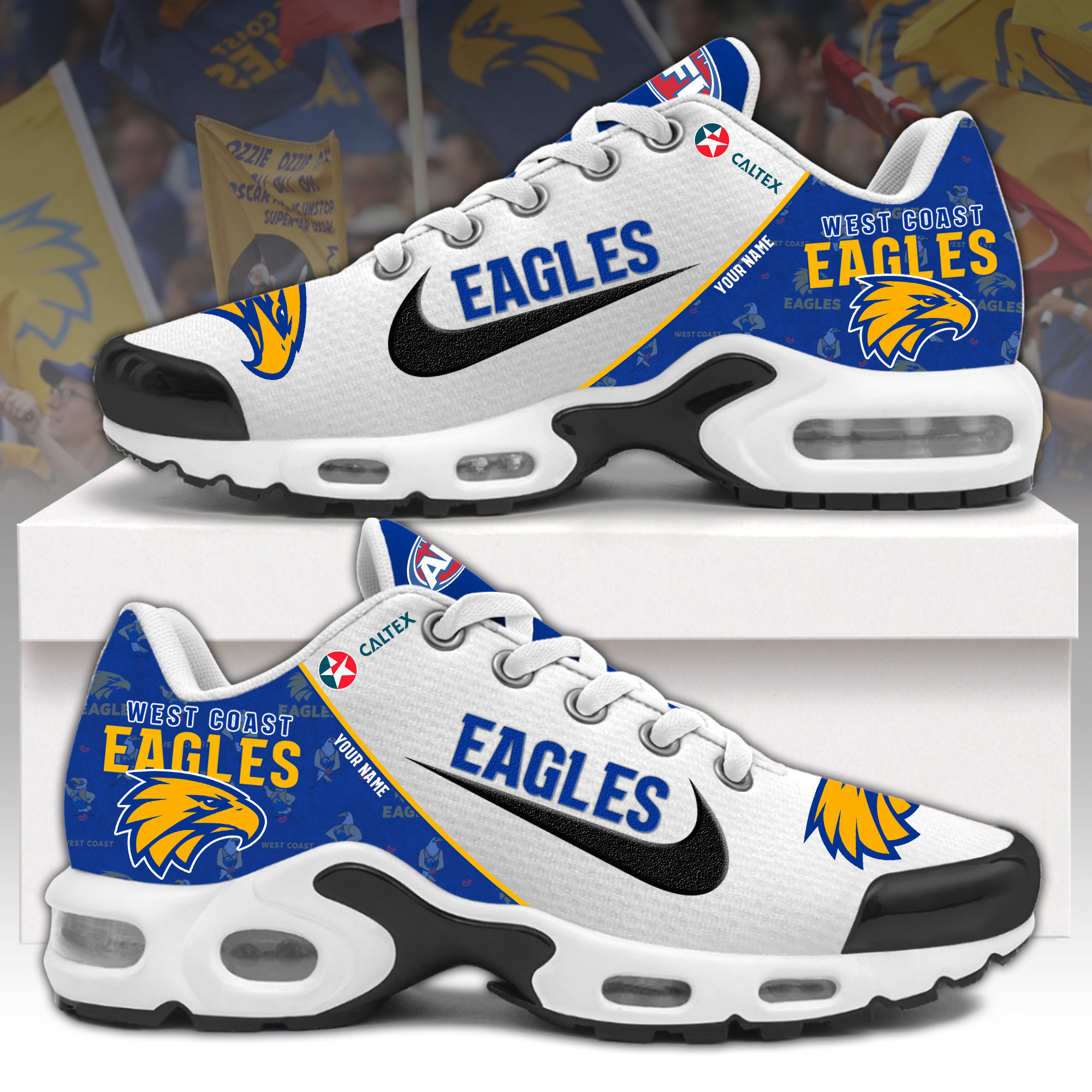 west coast eagles tn air max plus shoes sneakers for men and women 3513 b62qg