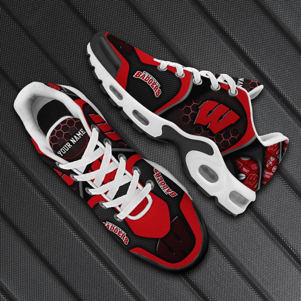 Wisconsin Badgers TN Shoes 2026 Version Personalized Your Name 863