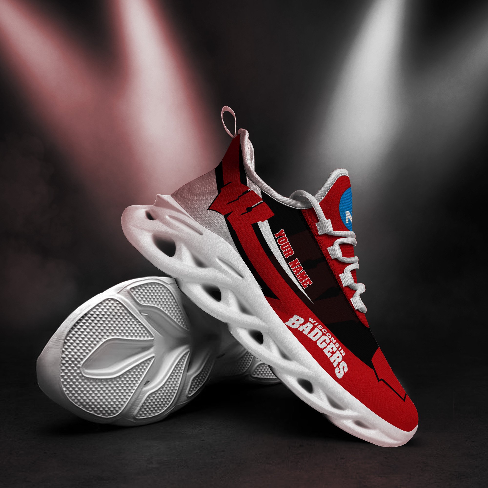 Wisconsin Badgers White Max Soul Shoes 2026 Versions Custom Your Name, Sports Gift For Fan PH019 wisconsin badgers white max soul shoes 2026 versions custom your name sports gift for fan ph019 1417