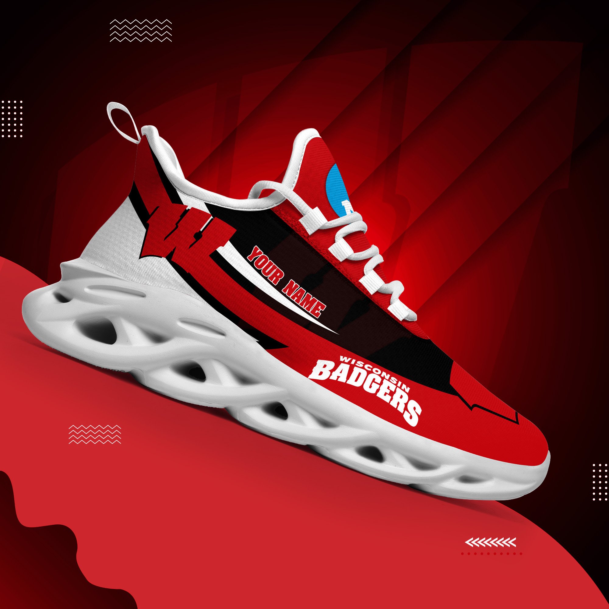 Wisconsin Badgers White Max Soul Shoes 2026 Versions Custom Your Name, Sports Gift For Fan PH019 wisconsin badgers white max soul shoes 2026 versions custom your name sports gift for fan ph019 8476 jfnwz