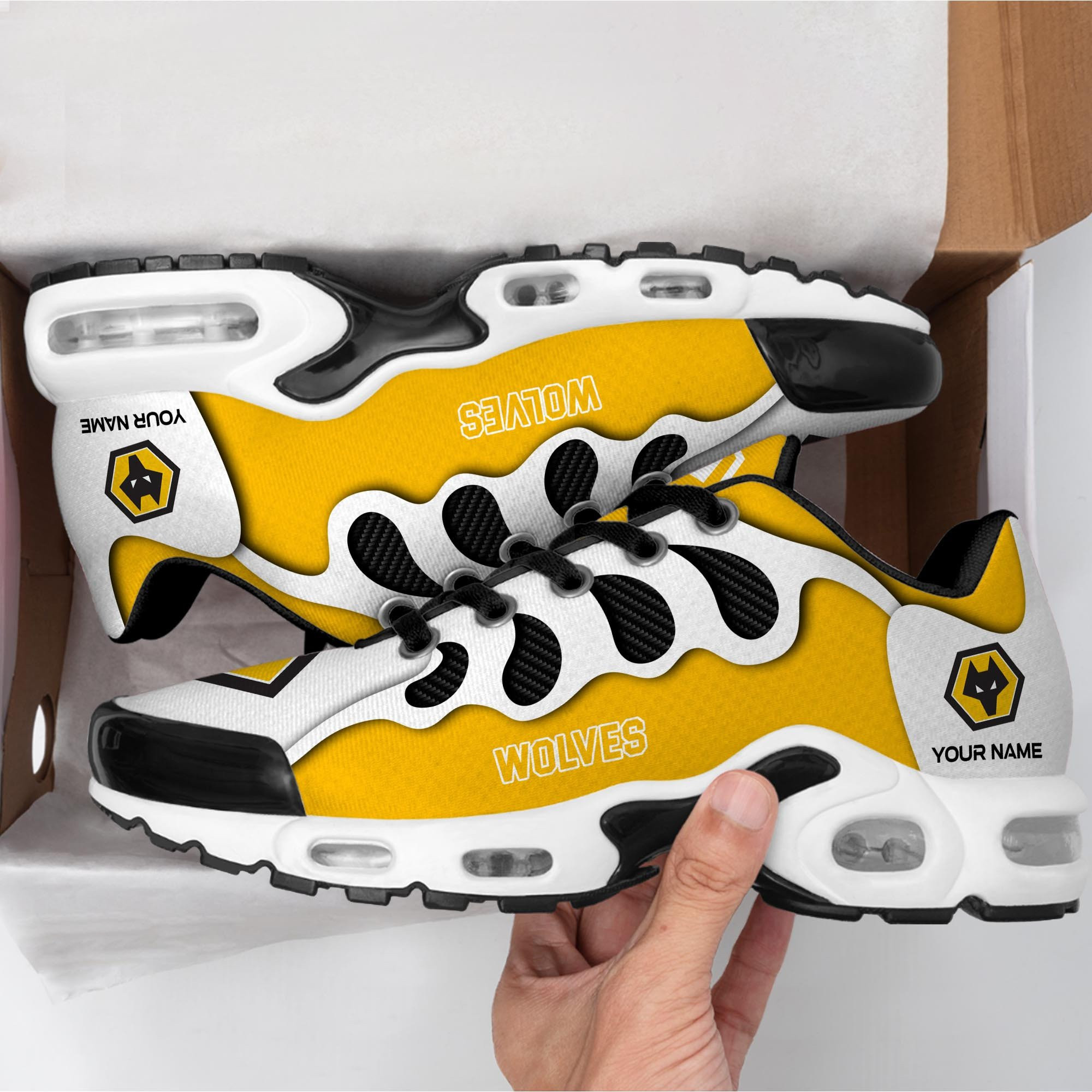 Wolverhampton Wanderers TN Air Max Plus Shoes Sneakers For Men And Women